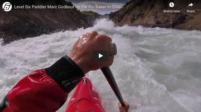 Level Six Paddler Marc Godbout on the Rio Baker in Chile