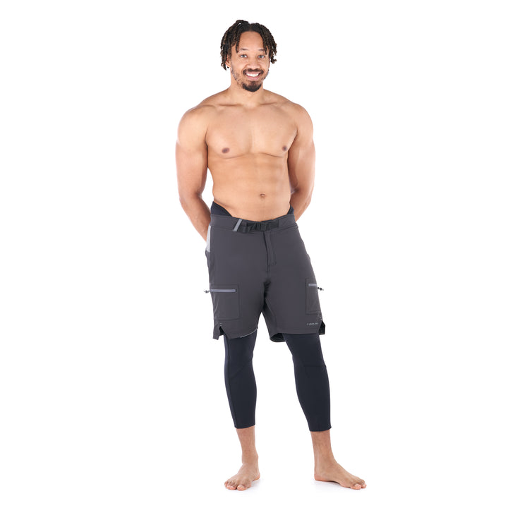 Komplett gefütterte Shorts von Monty – 24"