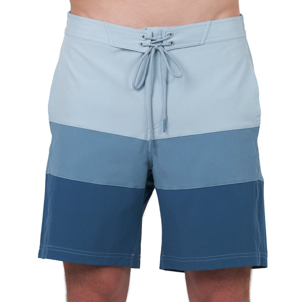 Slanted Boardshorts — Smoke Blue
