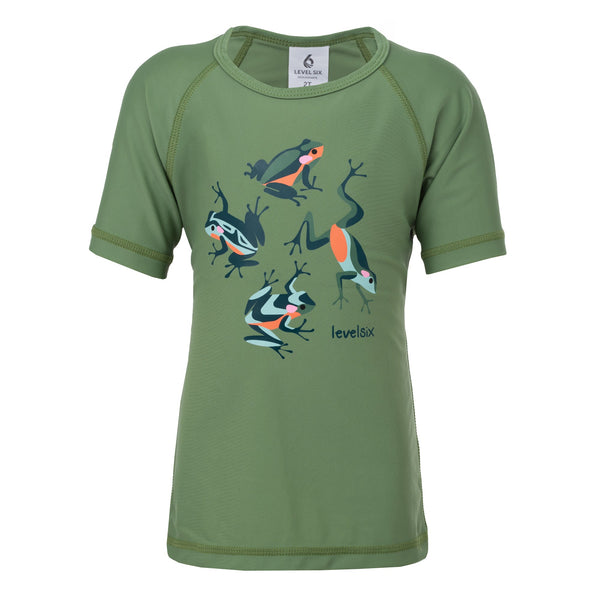 Mackerel Short Sleeve Sun Shirt - Shale Green - Front