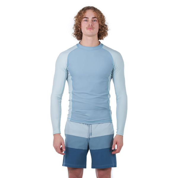 Mercury Long Sleeve Rashguard — Smoke Blue