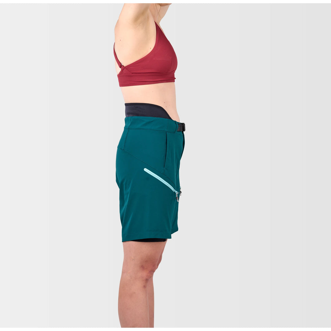 Delta Lined Short - 7" — Deep Teal (3)#colour_deep-teal