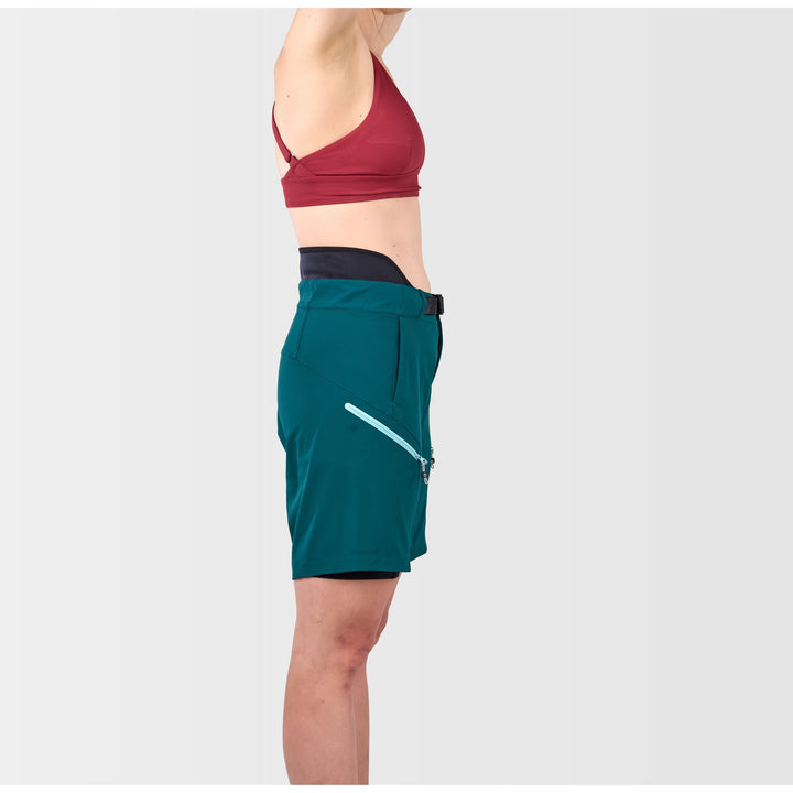 Delta Lined Short - 7" — Deep Teal (3)#colour_deep-teal