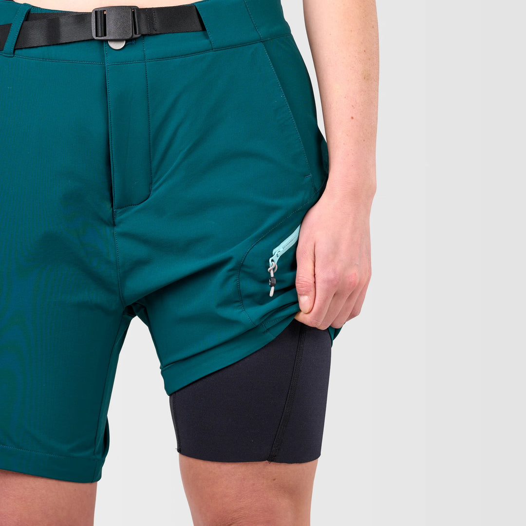 Delta Lined Short - 7" — Deep Teal (7)#colour_deep-teal