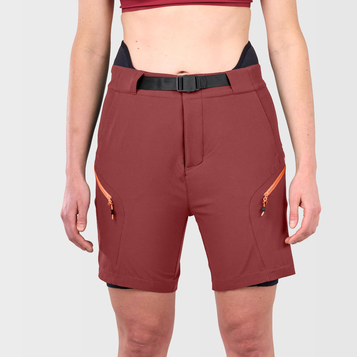 Delta Lined Short - 7" — Red Pear (3)#colour_red-pear