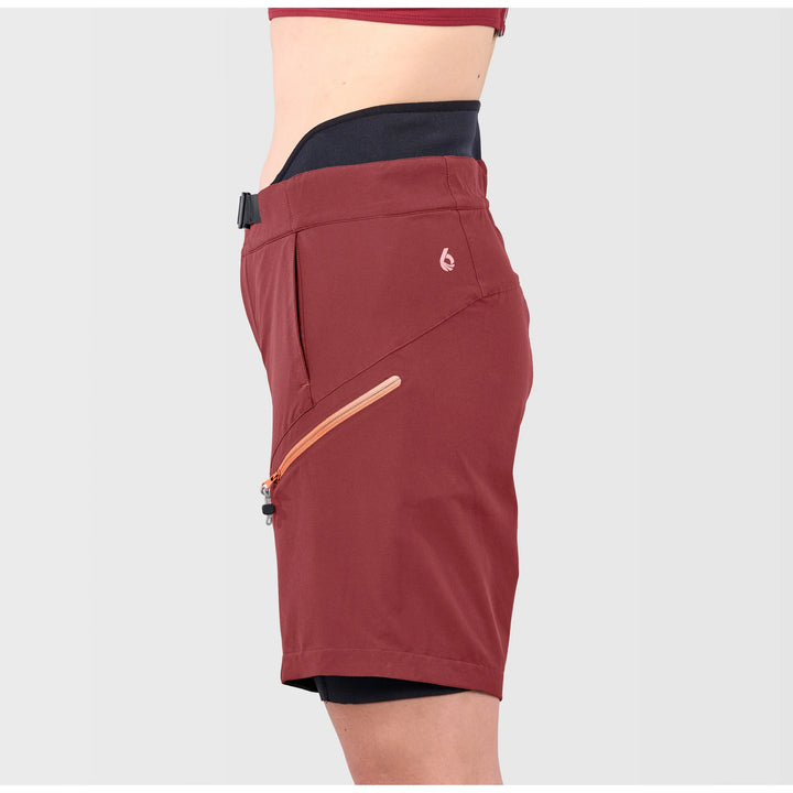 Delta Lined Short - 7" — Red Pear (5)#colour_red-pear