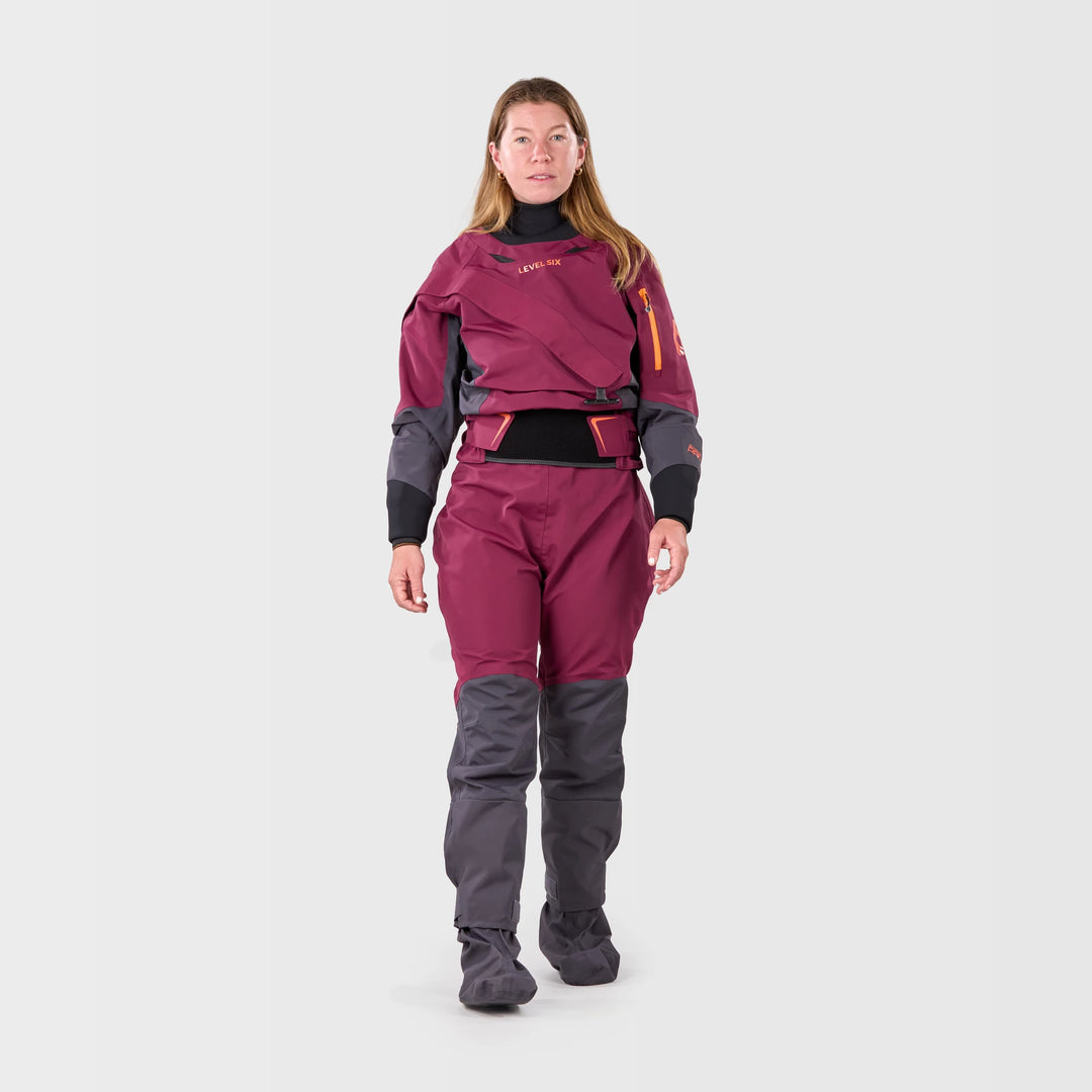 Freya Womens Dry Suit Exhaust Pro — Mahogany (3)#colour_mahogany