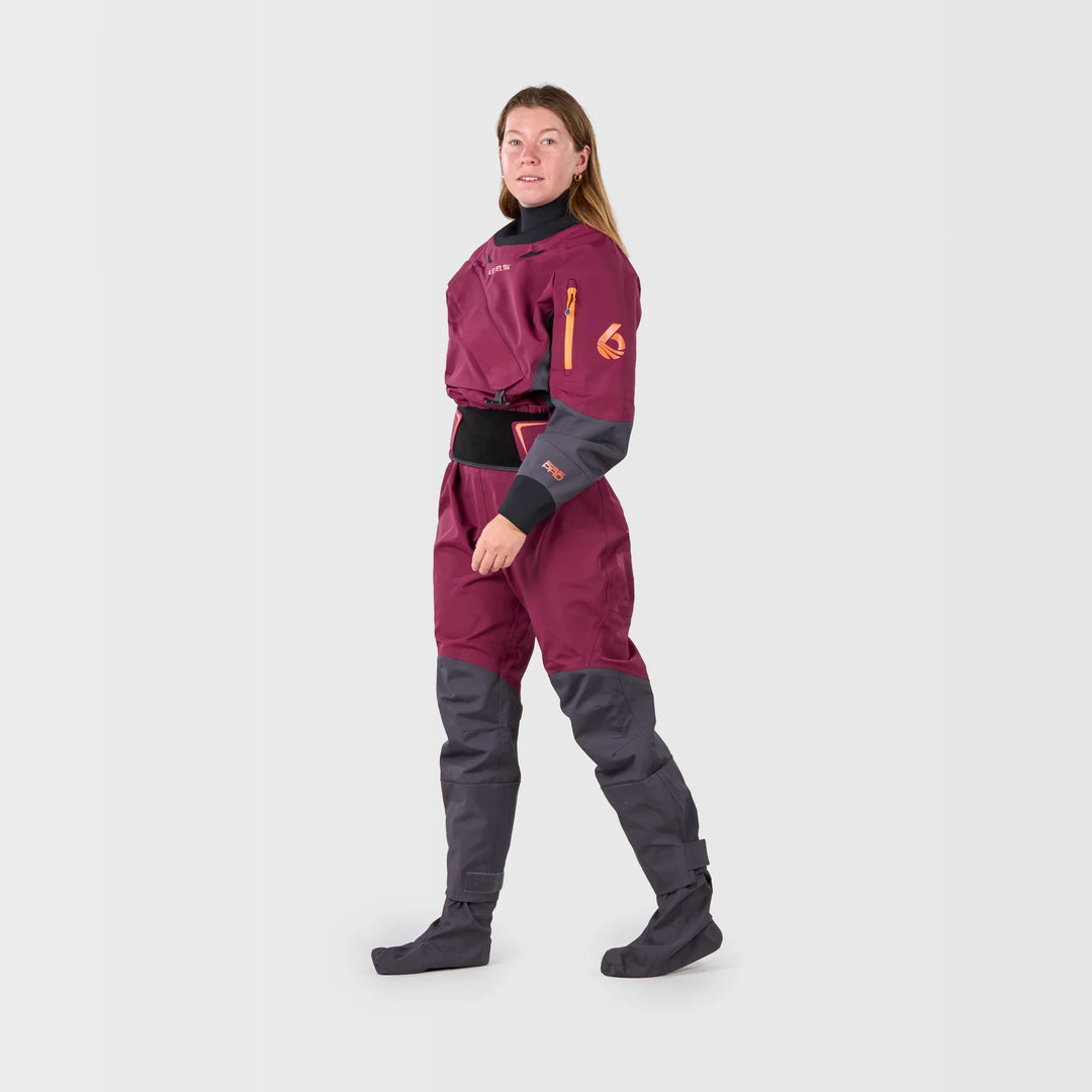 Freya Womens Dry Suit Exhaust Pro — Mahogany (5)#colour_mahogany