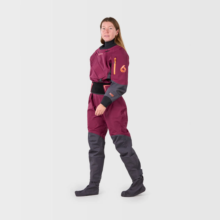 Freya Womens Dry Suit Exhaust Pro — Mahogany (5)#colour_mahogany