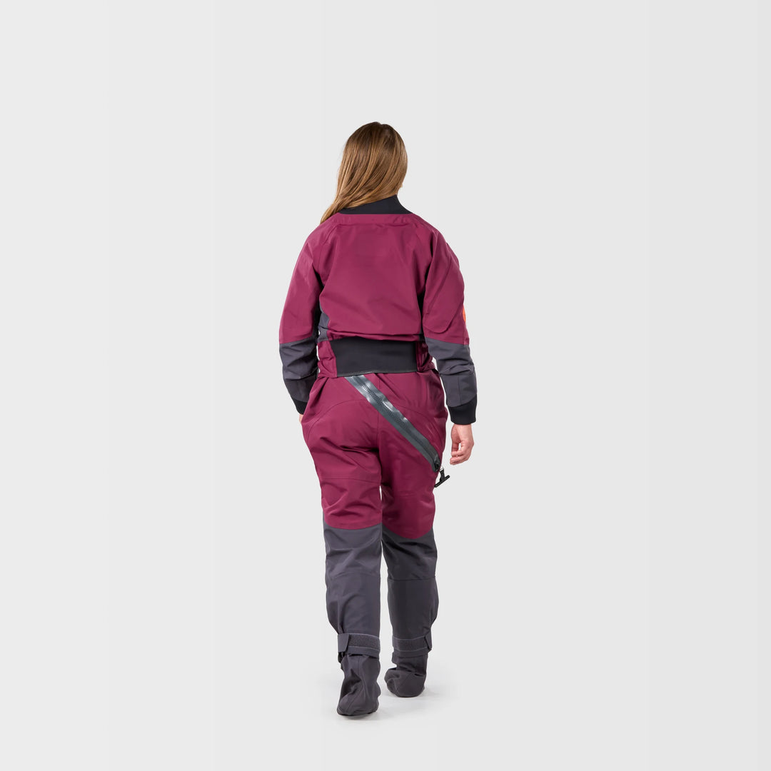 Freya Womens Dry Suit Exhaust Pro — Mahogany (6)#colour_mahogany