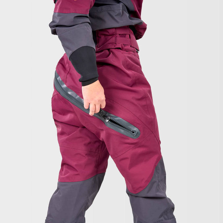 Freya Womens Dry Suit Exhaust Pro — Mahogany (8)#colour_mahogany