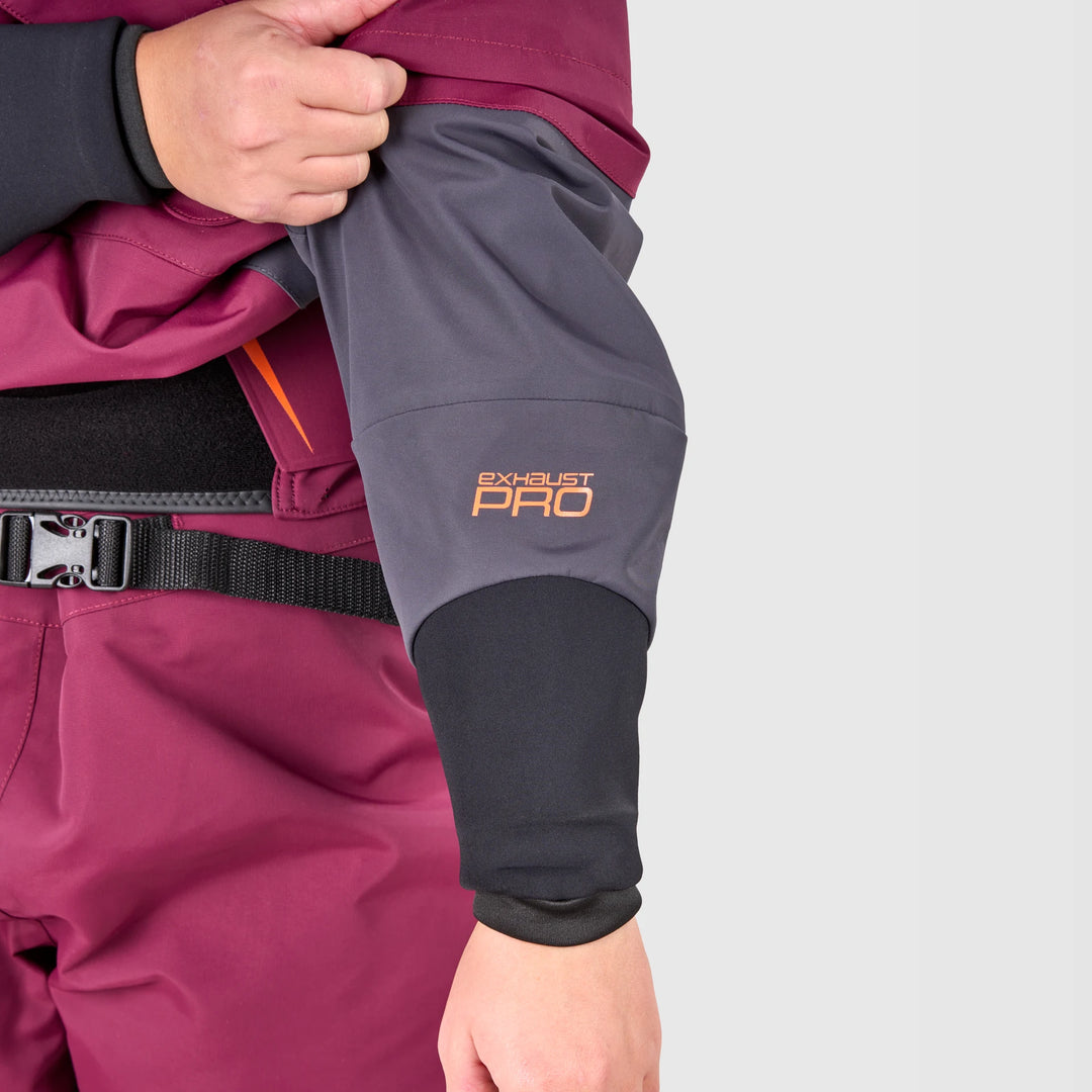 Freya Womens Dry Suit Exhaust Pro — Mahogany (10)#colour_mahogany