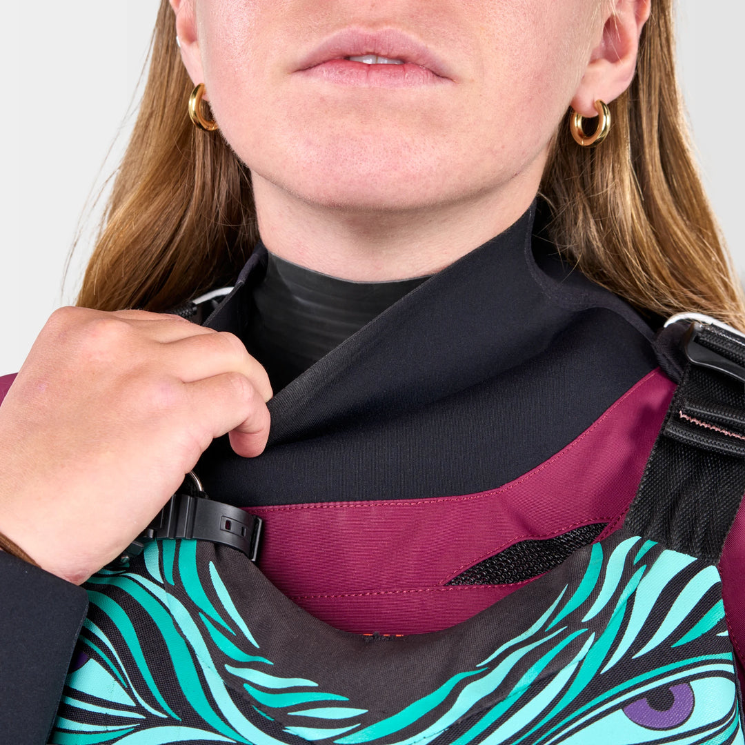 Freya Womens Dry Suit Exhaust Pro — Mahogany (13)#colour_mahogany