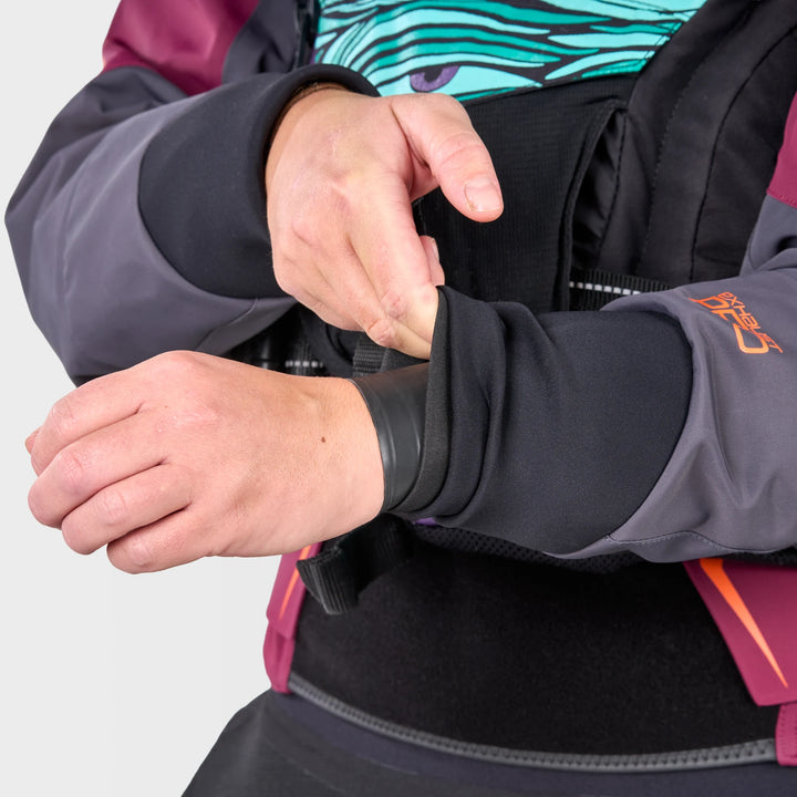 Freya Womens Dry Suit Exhaust Pro — Mahogany (14)#colour_mahogany