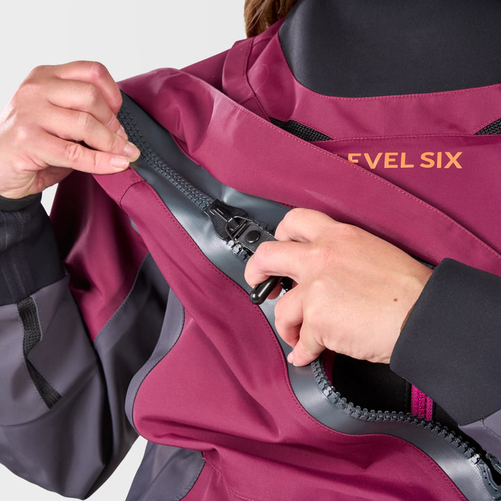 Freya Womens Dry Suit Exhaust Pro — Mahogany (17)#colour_mahogany