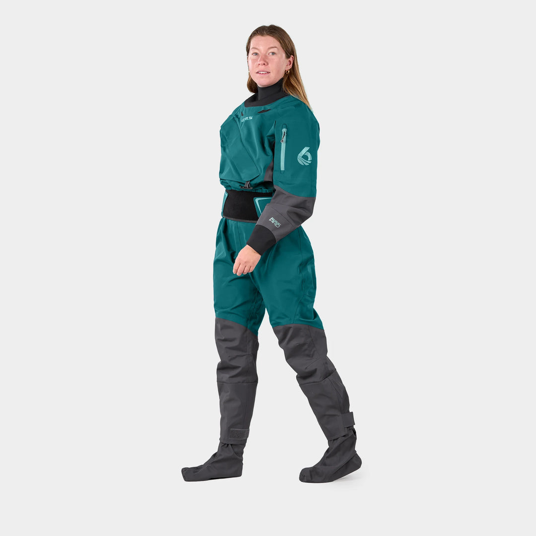 Freya Womens Dry Suit Exhaust Pro — Spruce (7)#colour_spruce