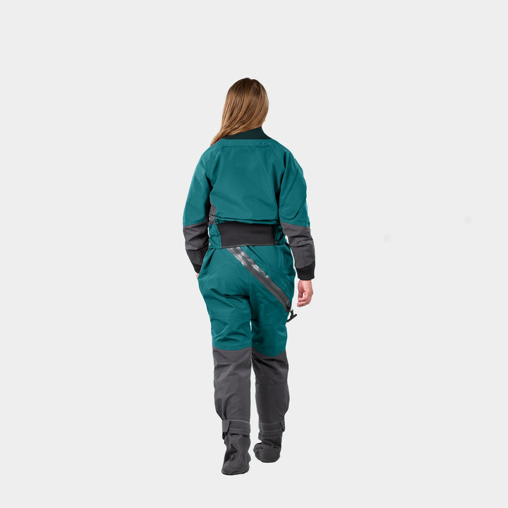 Freya Womens Dry Suit Exhaust Pro — Spruce (8)#colour_spruce