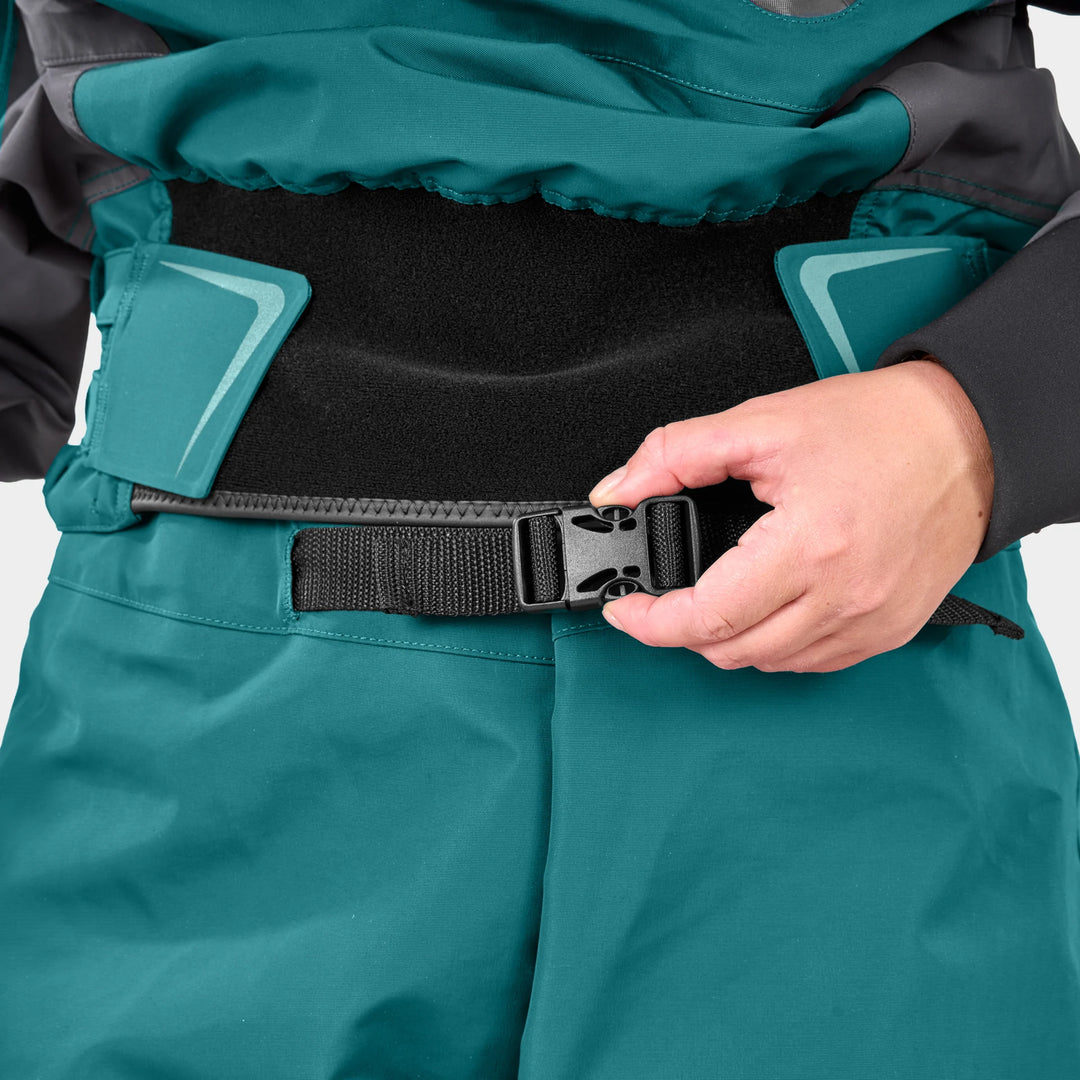 Freya Womens Dry Suit Exhaust Pro — Spruce (9)#colour_spruce