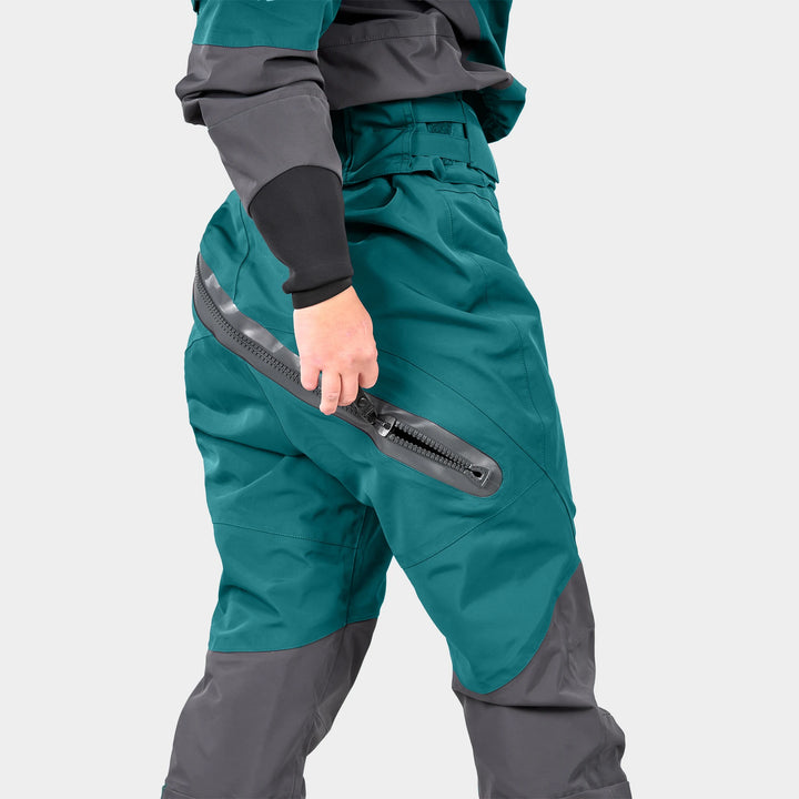 Freya Womens Dry Suit Exhaust Pro — Spruce (10)#colour_spruce
