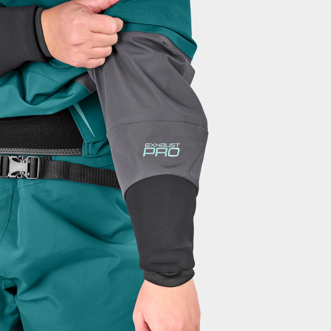 Freya Womens Dry Suit Exhaust Pro — Spruce (12)#colour_spruce