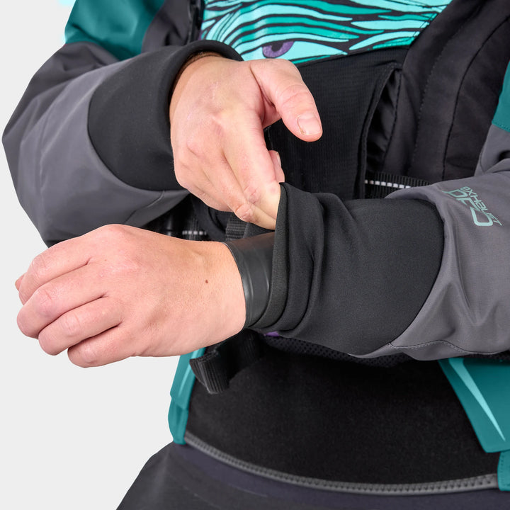 Freya Womens Dry Suit Exhaust Pro — Spruce (16)#colour_spruce