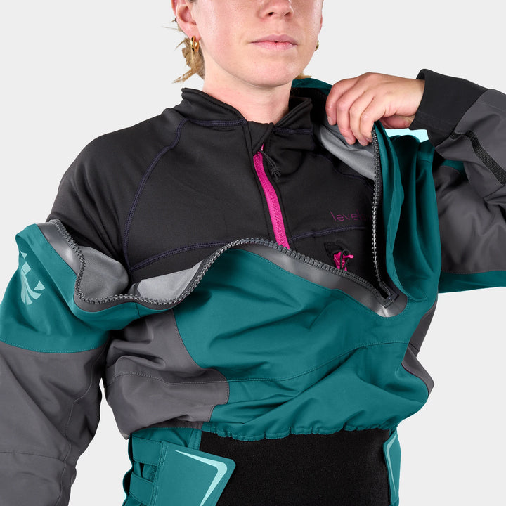 Freya Womens Dry Suit Exhaust Pro — Spruce (18)#colour_spruce