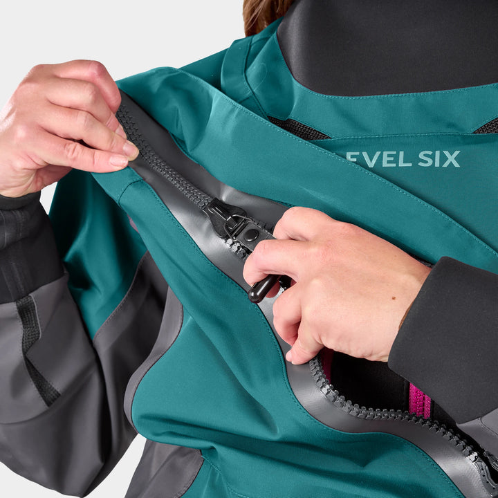 Freya Womens Dry Suit Exhaust Pro — Spruce (19)#colour_spruce