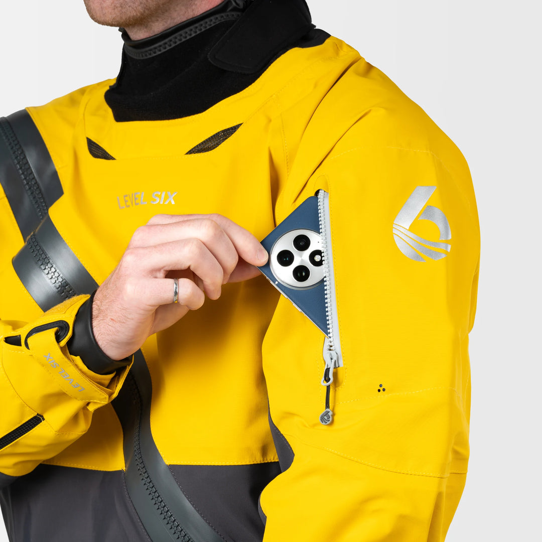 Loki Dry Suit Exhaust Pro — Goldenrod (12)#colour_goldenrod
