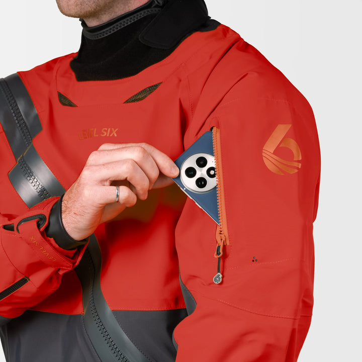 Loki Dry Suit Exhaust Pro — Ketchup (12)#colour_ketchup