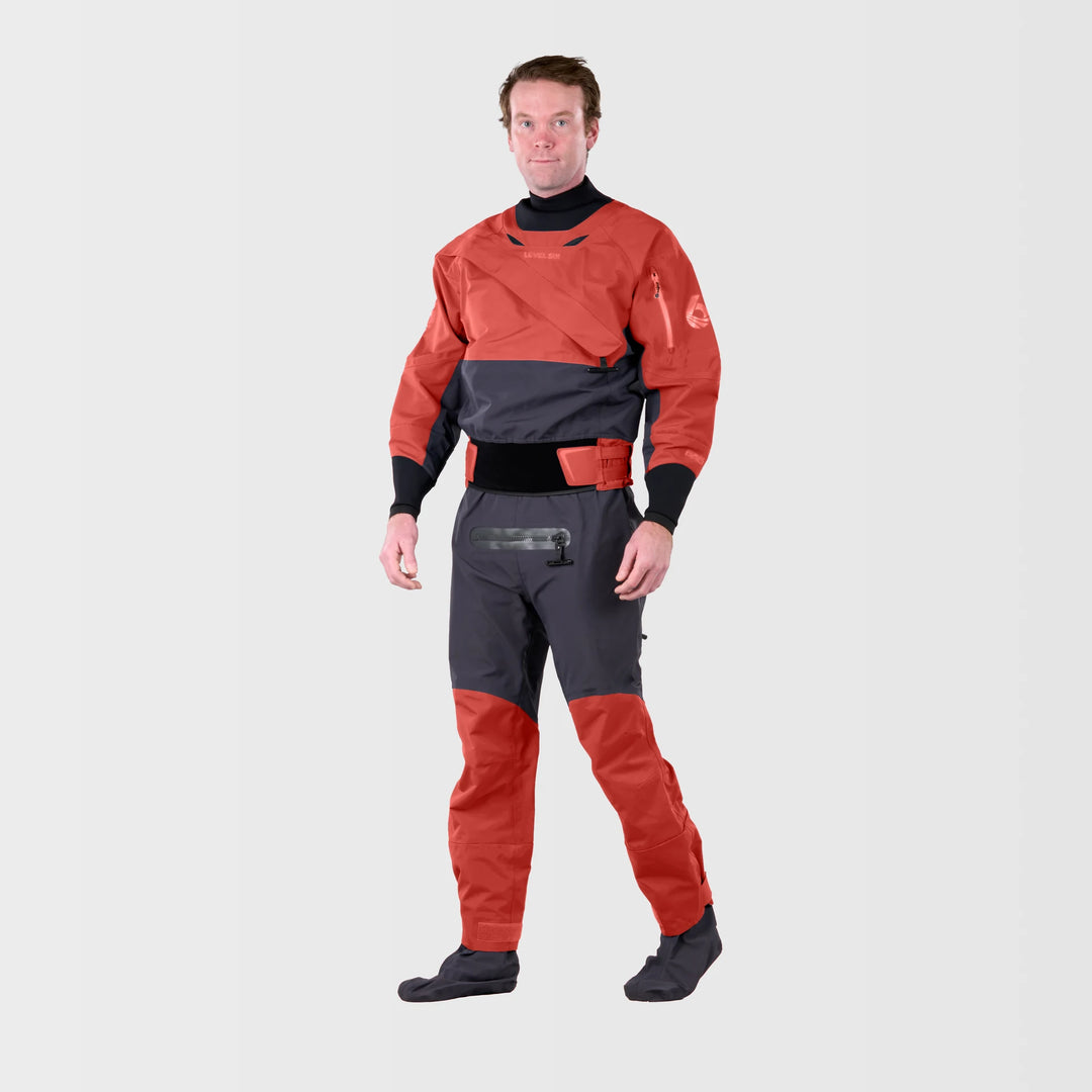 Odin Mens Dry Suit Exhaust Pro — Ketchup (4)#colour_ketchup