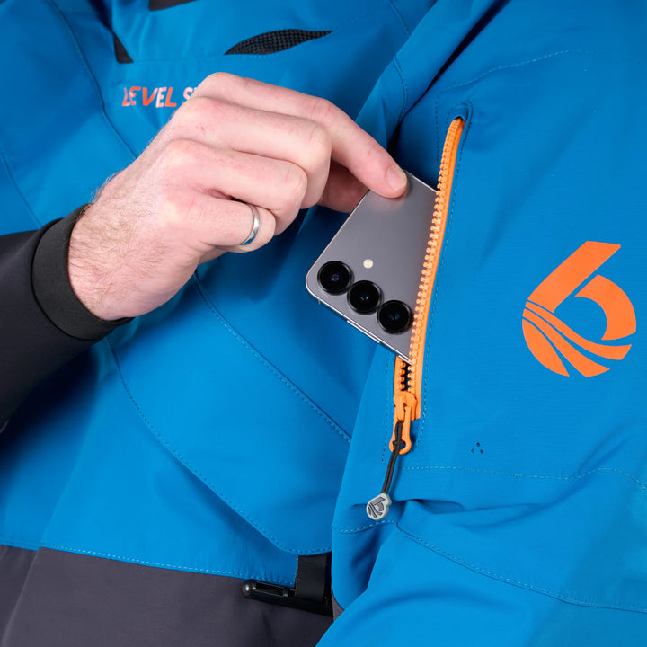Odin Mens Dry Suit Exhaust Pro — Seaport (7)#colour_seaport