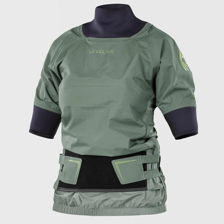 Solstice Womens Semi-Dry Top Exhaust Lite — Basil#colour_basil