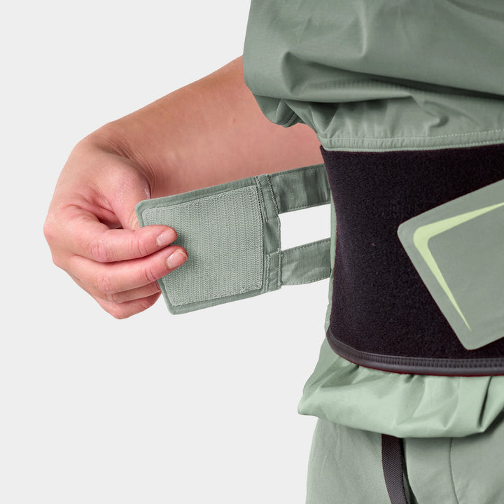 Solstice Womens Semi-Dry Top Exhaust Lite — Basil (7)#colour_basil