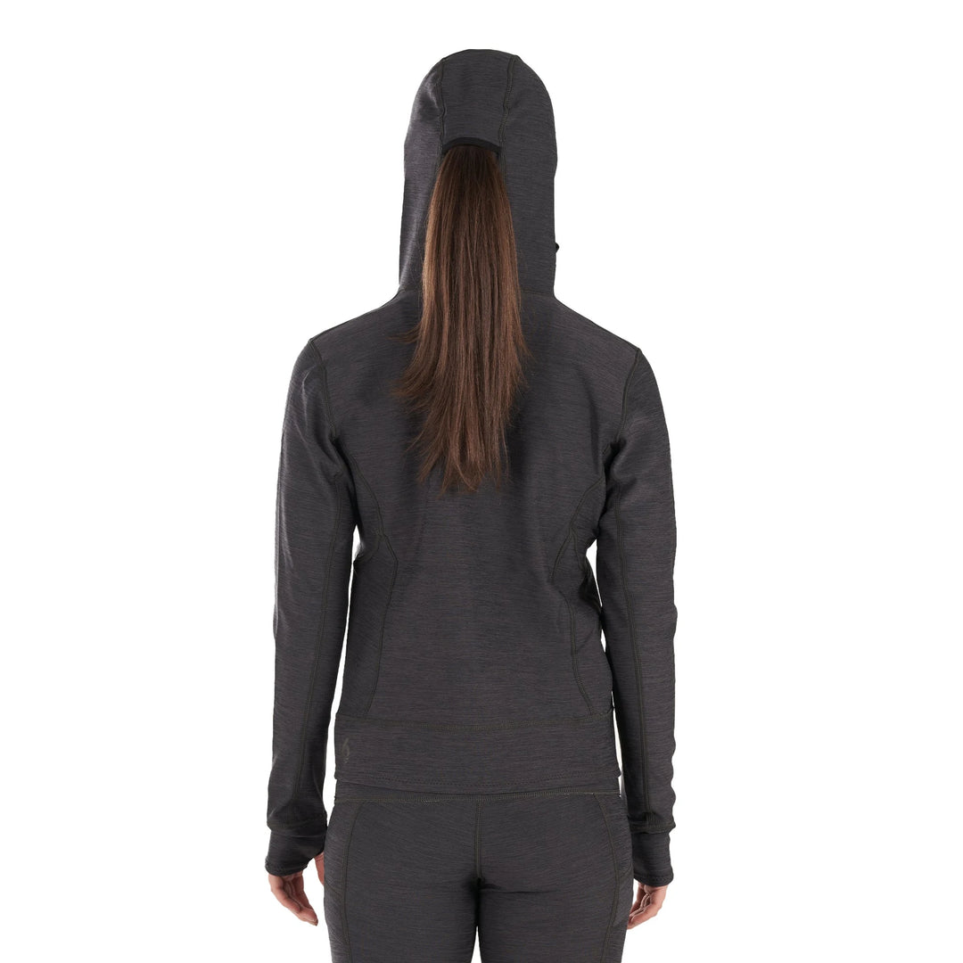 Sombrio Neoprene Hoody — Black Heather (3)#colour_black-heather