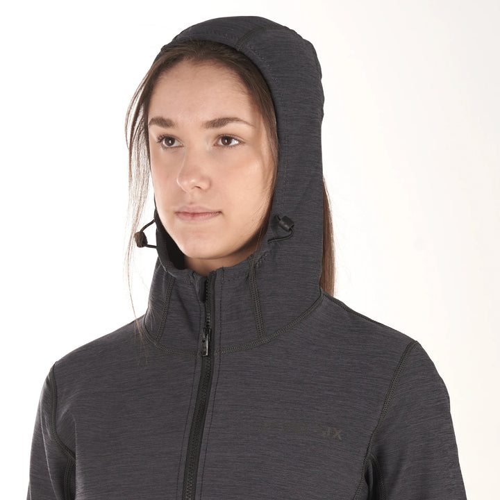 Sombrio Neoprene Hoody — Black Heather (5)#colour_black-heather