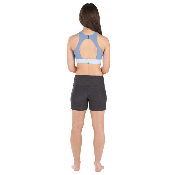 Sombrio Neoprene Short — Black Heather (3)#colour_black-heather
