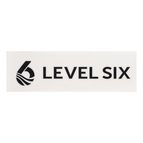 Level Six Logo Transfer Logo — Black