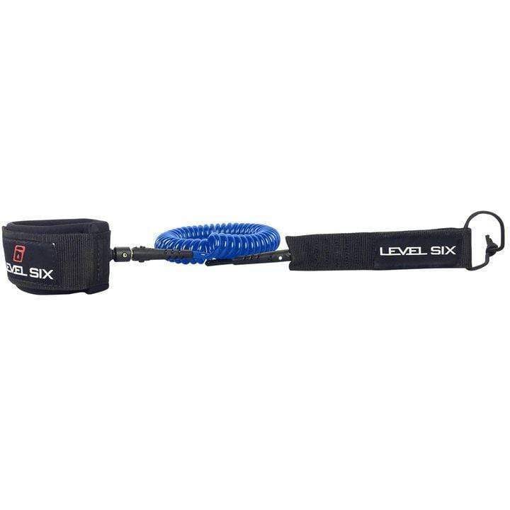 COILED SUP Ankle Leash SUP Accessories Blue Level Six