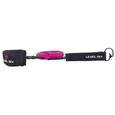 COILED SUP Ankle Leash SUP Accessories Pink Level Six