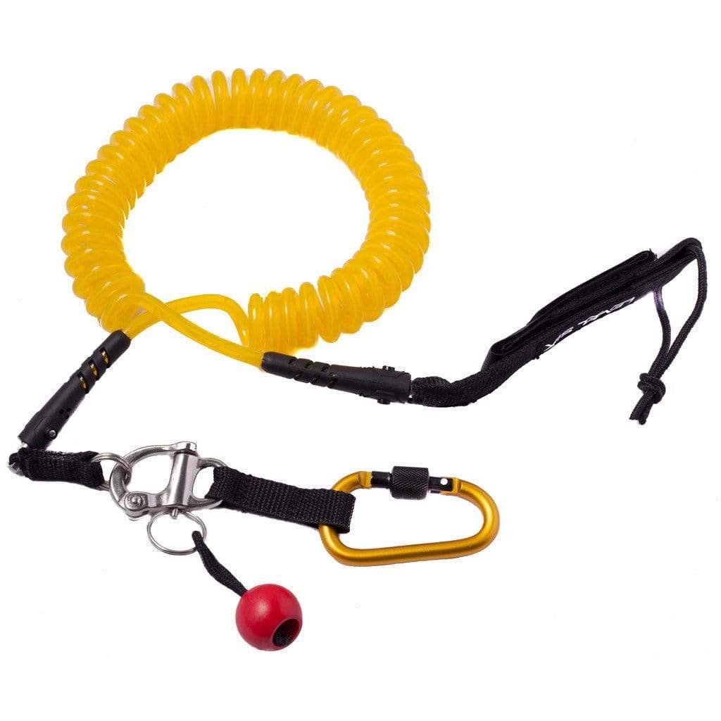 Quick Release SUP Leash - Coil SUP Accessories Level Six