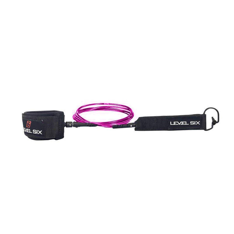 STRAIGHT SUP Ankle Leash SUP Accessories Pink Level Six